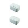 2pcs Cartoon Sealed Soap Box With Lid, Portable Travel Soap Container, Bathroom Soap Storage Case
