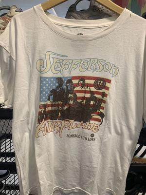 Vintage Jefferson Airplane Band White Short Sleeve Unisex Shirt S5XL KH15817 Unisex T-Shirt