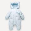 Baby Lightweight Down Jacket, Warm Down Liner Romper for Infants, Unisex Baby Outdoor Wear, One-Piece Crawling Suit