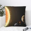 Sci Fi Solar System Pillowcase Printing Polyester Cushion Cover Gift Space Planet Pillow Case Cover Home Square X