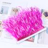 10-15Cm Tie-Dye Ostrich Hair Cloth Edge Clothing Accessories Material Multicolor Ostrich Hair Lace Cloth Strap