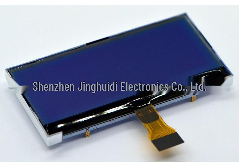 2.8" Blue STN 128x48 Dot Matrix LCD Module, Negative Display, Parallel/Serial Port Selectable