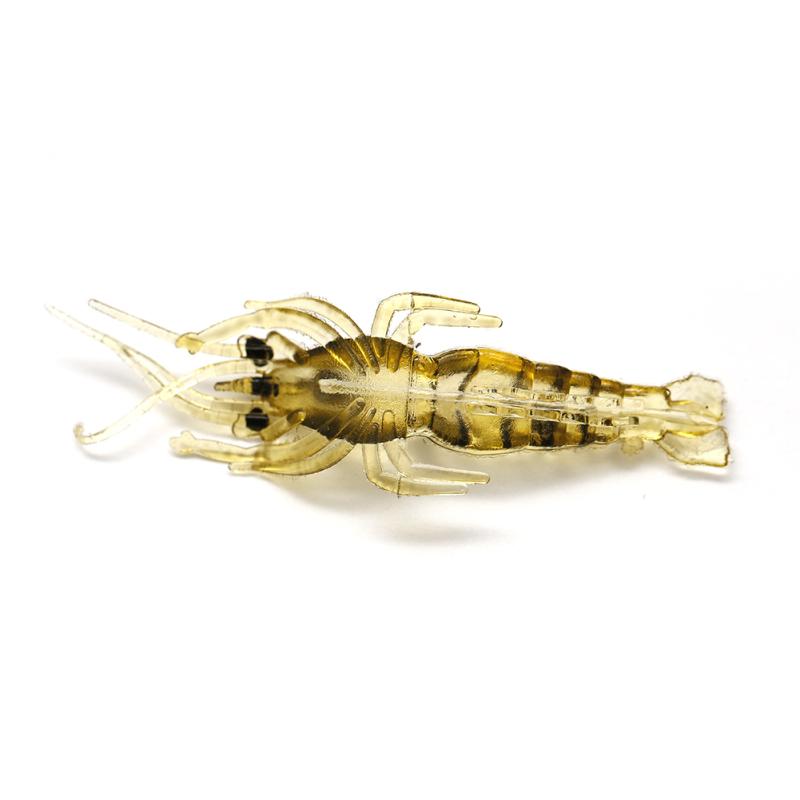30pcs 4.5CM Shrimp Fishing Lure Soft lure Shrimps Soft Baits