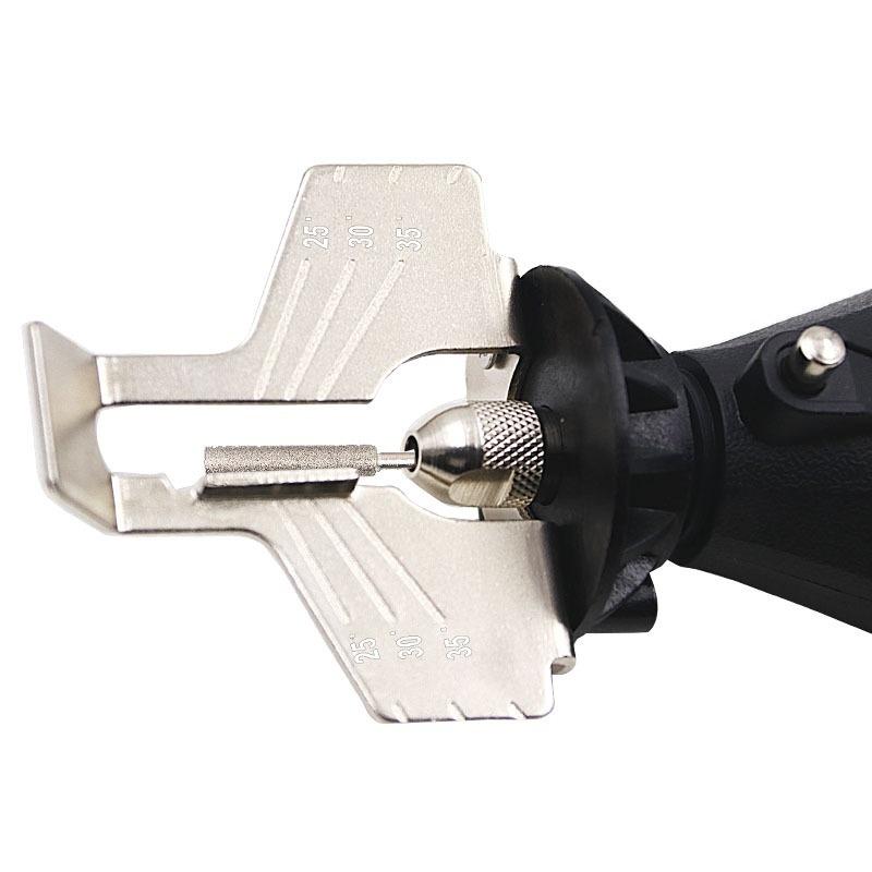 1 Set Saw Sharpening Attachment Sharpener Guide Drill Adapter for  Drill Rotary Accessorie