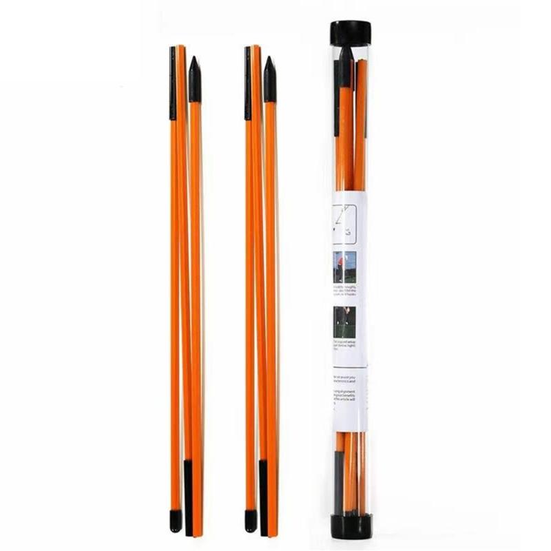 

Golf Swing Trainer Alignment Stick Collapsible Golf Alignment Stick Training Aid for Postures Corrector with Tube Case