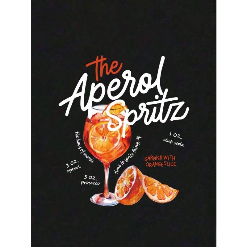 Men's Summer Leisure Fun Cocktail Printed T-shirt New Fashion Loose Party Daily Large Short Sleeve T-shirt Orange Shirt