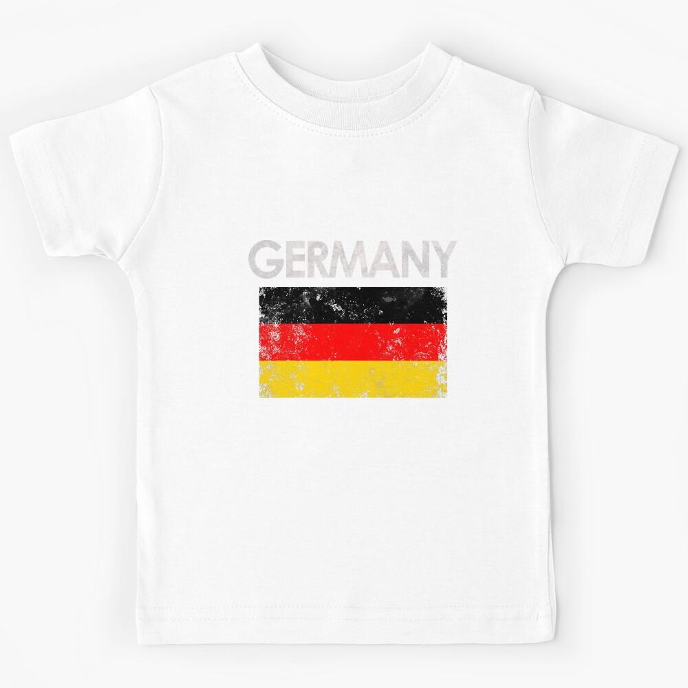 Germany German Flag Pride Kids T-Shirt 130