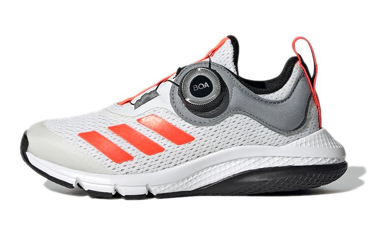 

Adidas Boa K Slip Resistant, Abrasion Resistant, Breathable Low top Kids Running Shoes White Gray Kids FZ5056 31