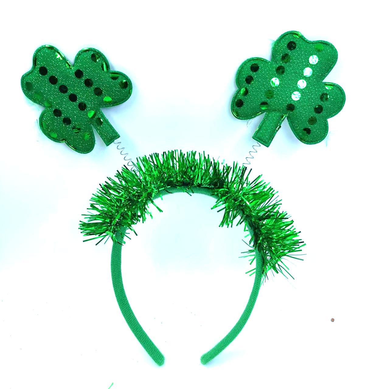 

Ирландская маленькая шляпа Shamrock повязка на голову St.. Реквизит для бала ко Дню Святого Патрика Товары для животных