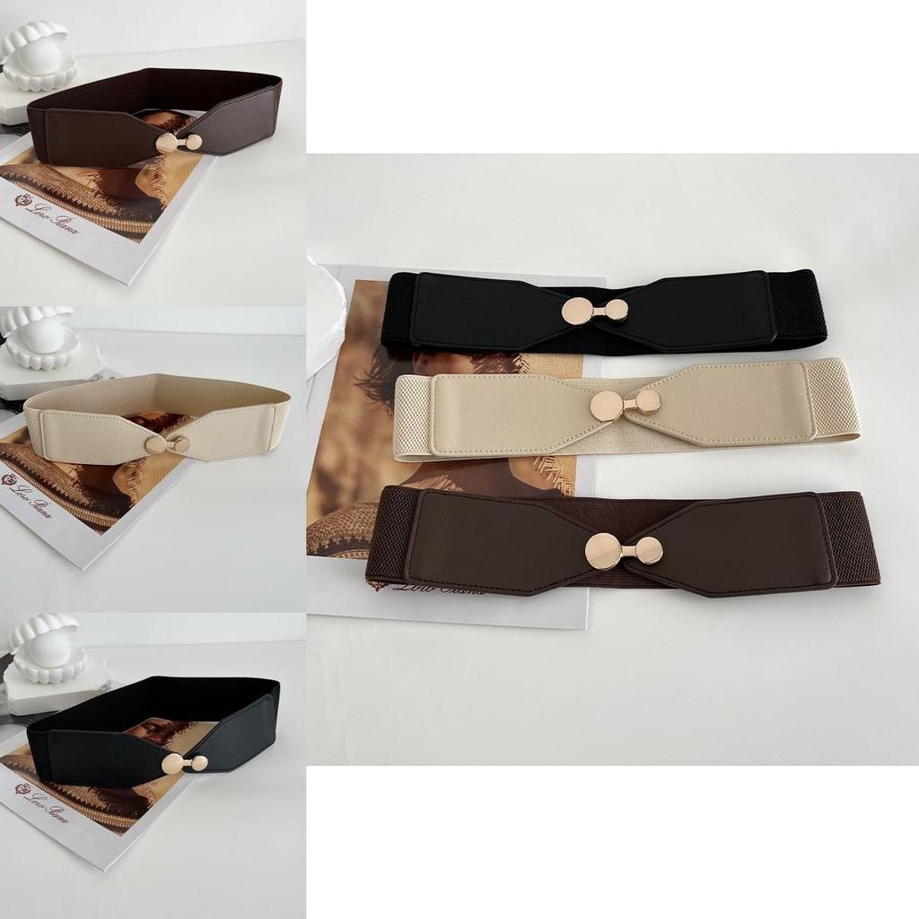 Fashionable Women's Plus Size Waist Belt Trendy Faux Leather With Alloy Buckle