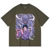 230 Gsm 100% Cotton Jujutsu Kaisen V52 Yuta Print Unisex Heavy Cotton T Shirt