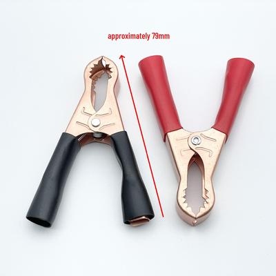 50A Toothed Copper/Nickel Plated Alligator Clip for Car Battery and Electrician Testing.