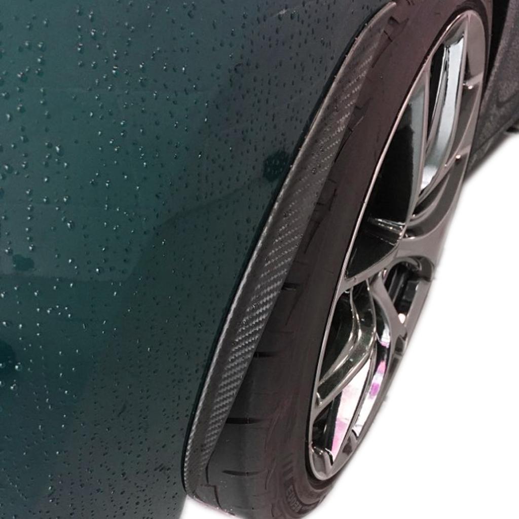 Universal Carbon Fiber Rad Augenbraue Bogen Fender Flares Abdeckung Trim Kotflügel Schutz Lip Streifen Schlamm Klappen Auto
