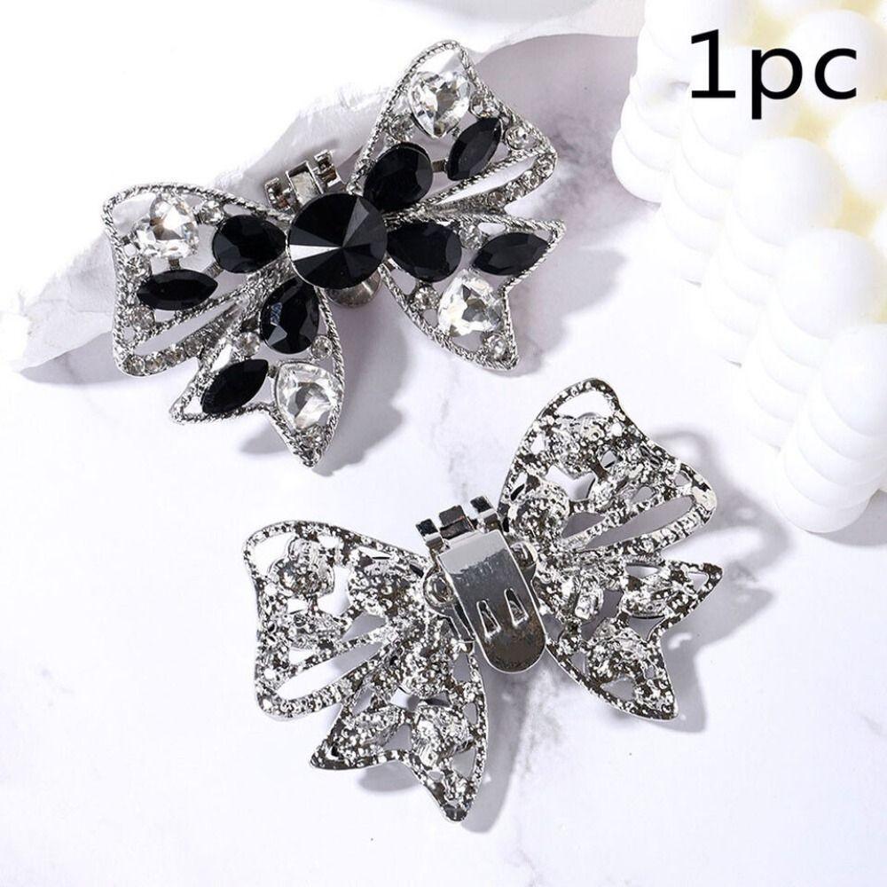 Rhinestone Shoe Clips DIY High Heel Bowknot Shoes Buckles Charm Jewelry Removable Bridal Shoes Decorations