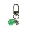 Trendy Clovers Pendant Green Resin Keychain For Phone Bag Luck Symbol Accessory Trendy Clovers Pendant Decors