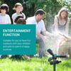 360 Degree Rotating Sprinkler, 3   Arms with 12 Spray Nozzles and Plastic Ground Plug, for Garden Lawn Yard Irrigation Watering
