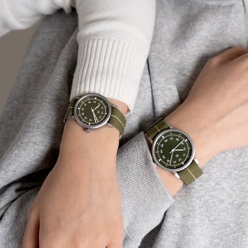 [Official Shop] Maven Watches 34mm THE URBAN SCOUT SERIES Minimalist Fashion Watch (MUS-06 OLIVE P 34MM)