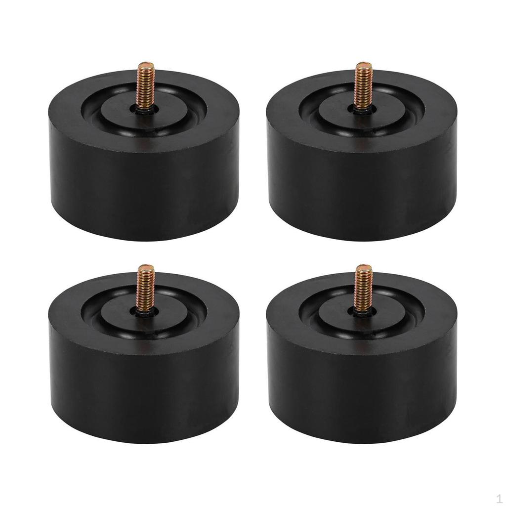 4 Klimaanlagen-Dämpfungspads, Anti-Vibrations-Premium-Rundlager für Außengerät,