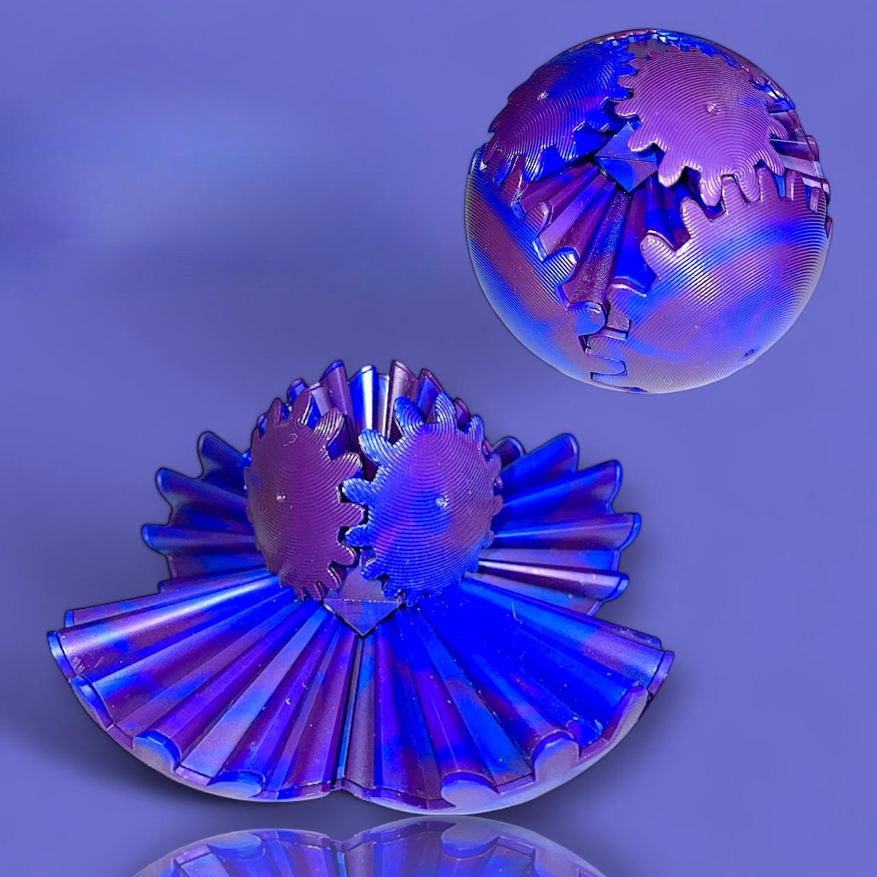 

3D печать красочный креативный шестеренка мяч фигурка досуг развлечения вращающийся игра декомпрессия детские игрушки 1pc