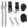 1set  Awning Storm Hold Down Side Straps Canopy Securing Hooks For Thule Caravan Motorhome Storm Wind RV Accessories