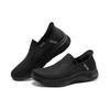 Skechers Slip-Ons Mesh Flash Technology Comfortable Versatile Low-Top Casual Shoes Men Sneakers Black 216600-BBK