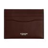 Etter Print Logo Natural Grained Leather Card Holder Men's Maple Brown Maple Brown