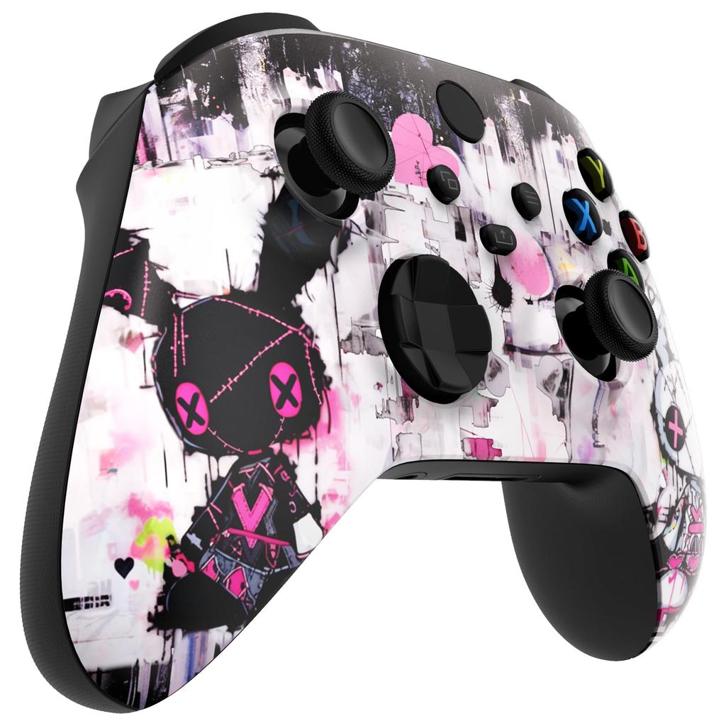 Coque de façade personnalisée pour Xbox Series avec un design mignon et un boîtier avant doux au toucher pour les consoles Xbox Series et Xbox Core pas Punk