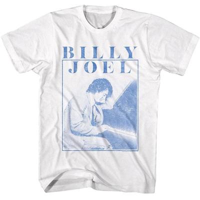 T-shirt da uomo Billy Joel ama il pianoforte
