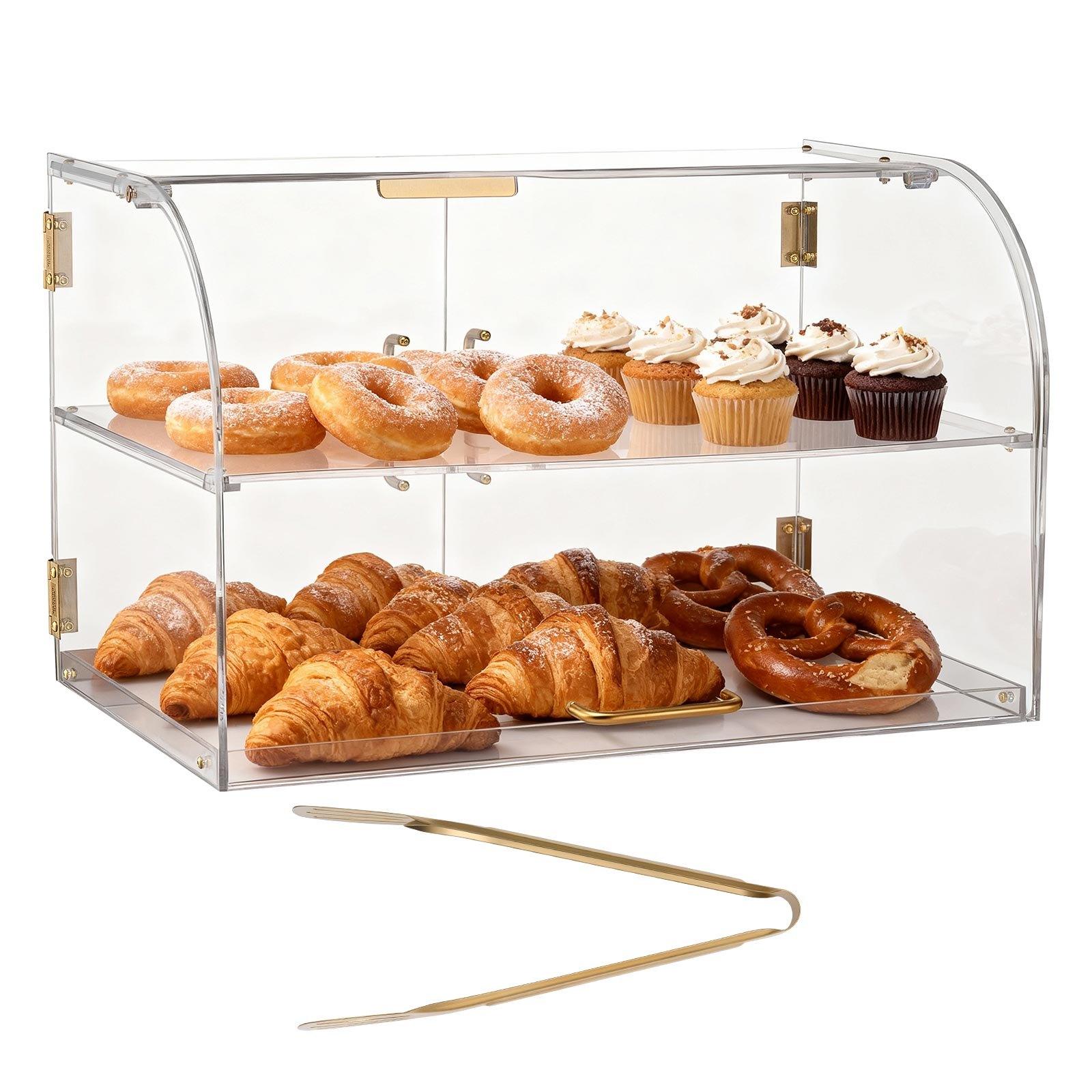 VEVOR Bakery Display Case, 2-Tier Commercial