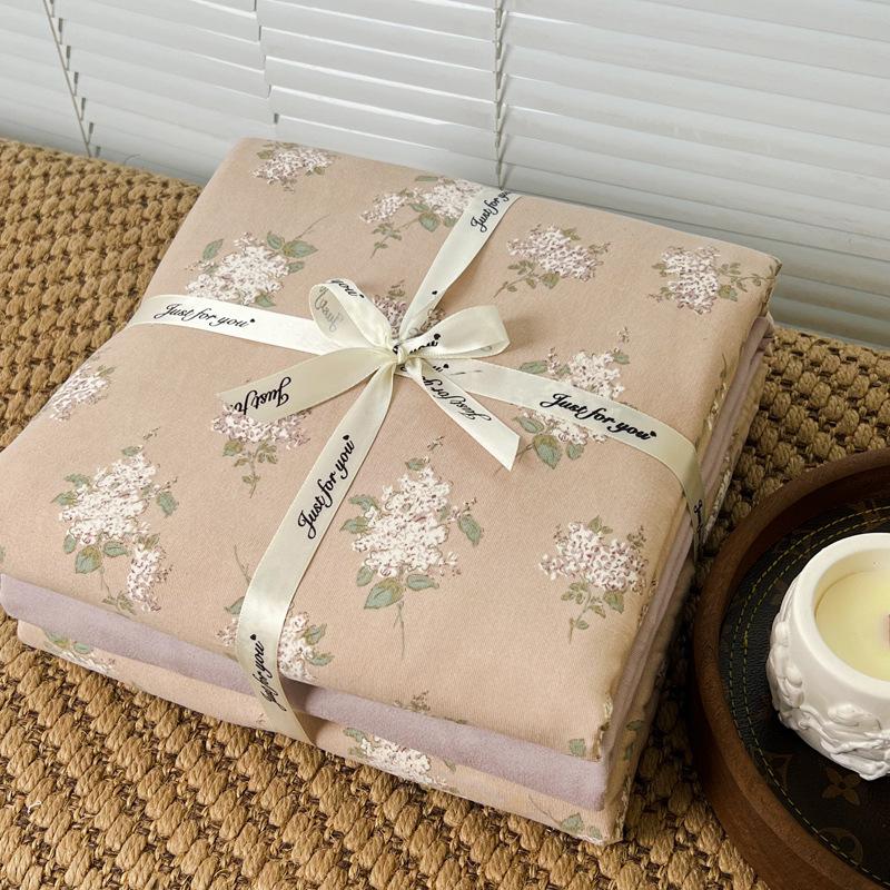 

Комплект из 4 предметов класса А для беременных и младенцев из улучшенного выстиранного хлопка из двухслойной пряжи: 3 предмета (пододеяльник) из чистого хлопка для студенческого общежития 4 1.2 m 3pc quilt 1.5*2m