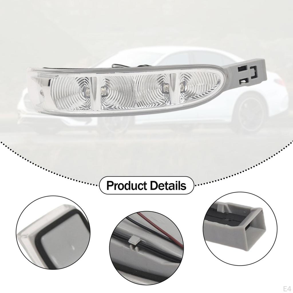 Rearview Side Mirror Turn Light Wing Indicator Lamp Assembly Direct Replaces Easy To Install