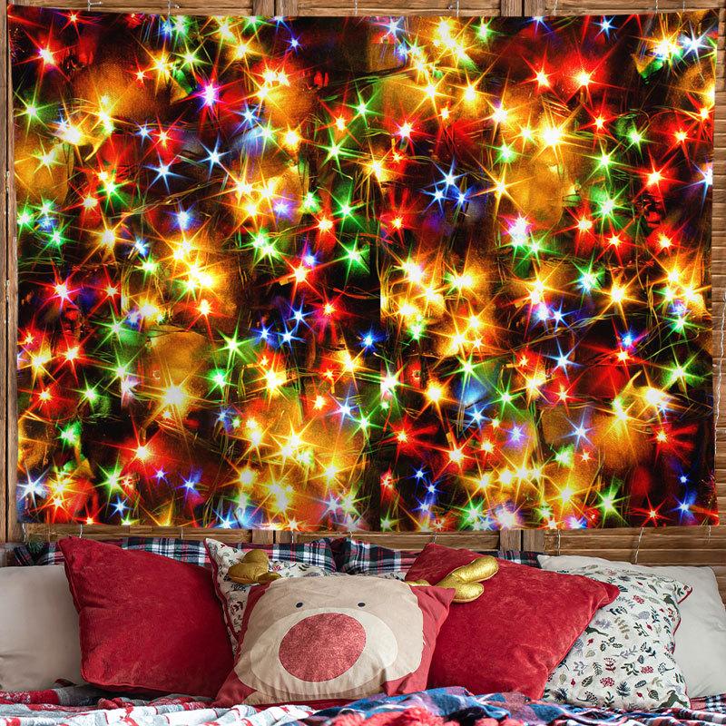 Christmas Tapestry Festive Decor Home Living Room Bedroom Background Garden Posters for Outside Large Wall Hanging Beach Towel