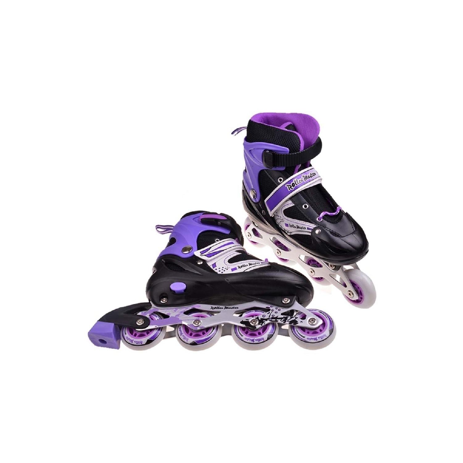 

Регулируемые коньки 35-38 фиолетовый