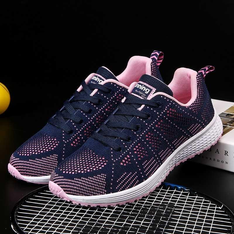 Atmungsaktive Turnschuhe für Damen, Laufschuhe, Fitness, Sportbekleidung, Freizeitschuhe