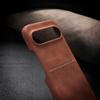 Solid Color Matte Leather Slim Phone Cover For Google Pixel 9 Pro XL Pixel 8A Luxury Card Slot Hard PC Shockproof Lens Protection Case