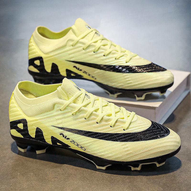 Football Shoes Men's and Women's Broken Nails Student Adult Training Artificial FG Spike Sneakers Professional Low-top Indoor and Outdoor