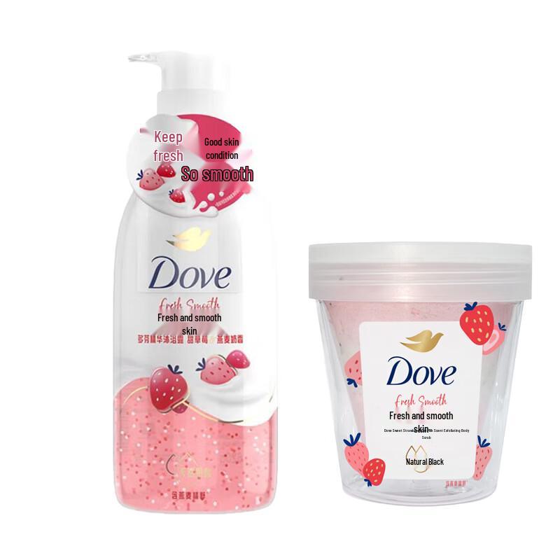 Dove Sweet Strawberry & Oatmeal Shower Set