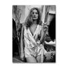 Vintage Sexy Supermodel Kate Moss Poster Rauchend Leinwandbild Druck Wandkunst Feministische Mode Wandkunst Bild Hoom Dekor