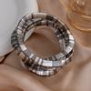 Simple Punk Multi-Layer Winding Line Bracelet, Female Style Personalized Heavy Industry Bracelet, Exaggerated Random Styling Bracelet