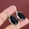 Faceted Black Onyx Earrings Gemstone Earring 925 Sterling Silver Earring Handmade Jewelry Drop Earrings Dainty Silver Jewelry Gifts For Wife