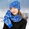Autumn/Winter Paisley Knitted Hat, Scarf & Gloves Set