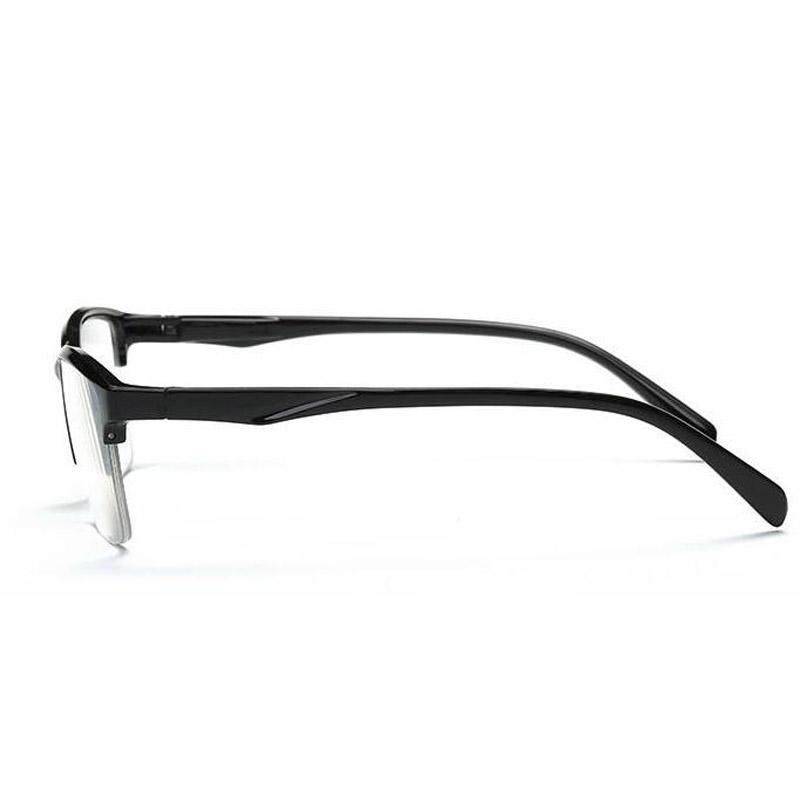 Black Half Frames Reading Spectacles Anti-fatigue Eyeglasses magnifier +0.75 +1.0 +1.25 +1.75 +2.0 +2.25 +2.75 +3.25 +3.5 +4.0