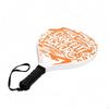 Paddle Tennis Racket with Wrist Strap Perforated NonSlip for Beginners,