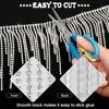 10Yards Rhinestone Chain Trim Fringe Tassel Crystal Clothing Bag Hat Accessories DIY Wedding Decoration Gift Rhinestone Ribbon