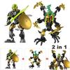 New Hero Factory 5.0 Star Warrior Building Blocks 2IN1 Combined Robot Mech EVO Furno Bulk Bricks Toys For Boys Kids Xmas Gifts