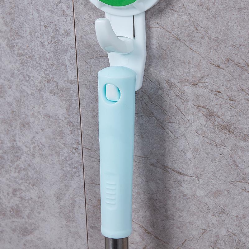 Broom Handle & Dustpan Set: 19" Extension, 16" Plastic Dustpan, 22mm Thick Hanging Mop/Broom Pole Accessories.