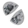 1 par kromade strålkastartvättardysor lock Passar för Mini Cooper R55 R56 R57 R58 R59 2008-2014 61672752559,61672752560