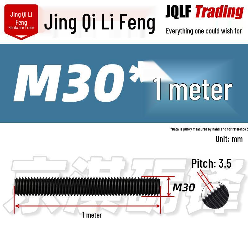 **High-Strength Threaded Rod M6-M48 | Grade 8.8/10.9/12.9 Full Thread Screw Bar**