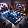 1PC Custom Name Dragon Lovers Theme Floor Mat Ideal for Living Room, Game Rooms, Office, Bedroom,Floor Mat Playful Design