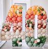 Birthday Figure Balloon Filling Box Large Number 1-9 Mosaic Balloon Frame Foam Cardboard For Birthday Party Anniversary Decor